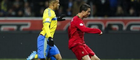 Portugalia a eliminat Suedia la baraj cu un hat-trick al lui Ronaldo